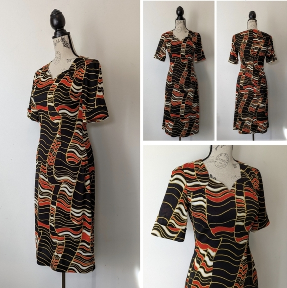 Vintage Dresses & Skirts - Vintage 70's midi dress